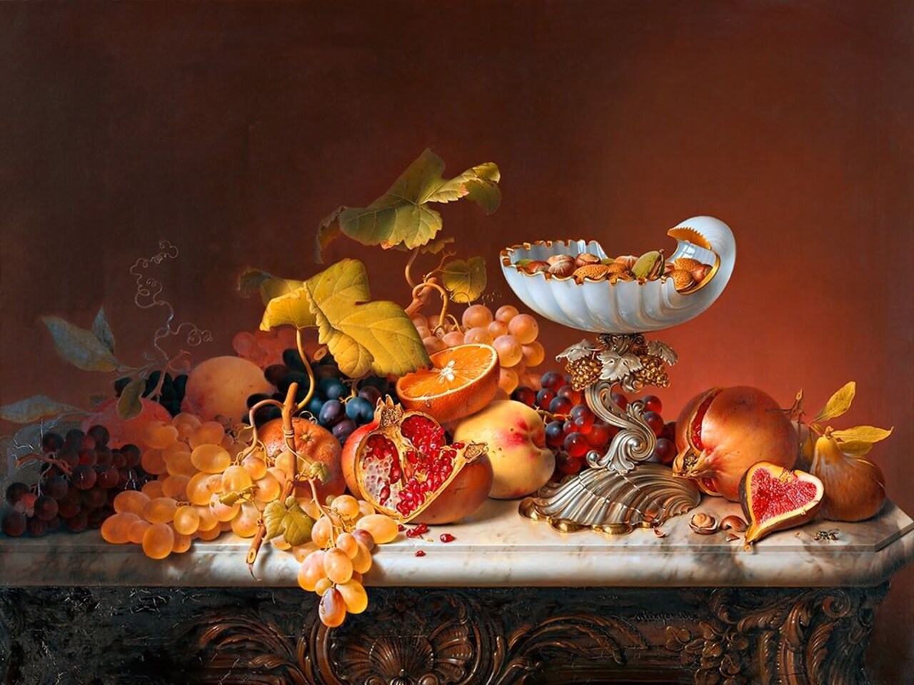 Natura morta con frutta Poster Print by Preyer Johann Wilhelm - Item # VARPDX3AA4999